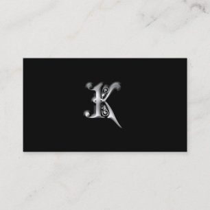 Cartões de visitas Monogramas K