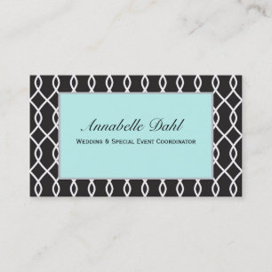 Cartões de visitas na moda de Tiffany