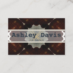 cartões de visitas não empregados