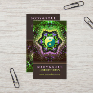 Cartões de visitas novos da idade de YinYang da