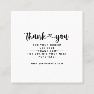 Cartões de visitas Obrigado Inserir Cartões