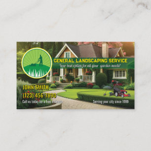 Cartões de visitas paisagísticos