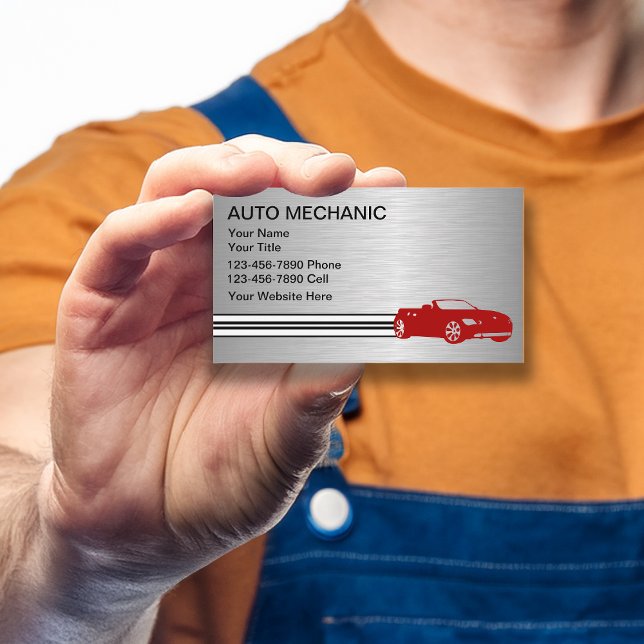 Cartões de visitas para automóveis (Criador carregado)