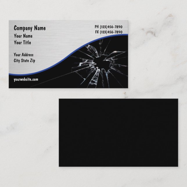 Cartões de visitas para automóveis (Frente/Verso)