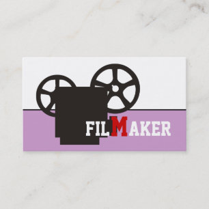 Cartões de visitas para cineasta/diretor/cineasta