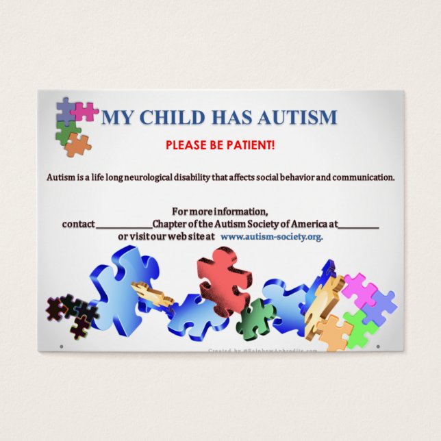 Cartões de visitas para o Intolerante (Frente)