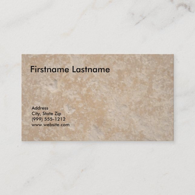 Cartões de visitas para o negócio de óleo (Frente)