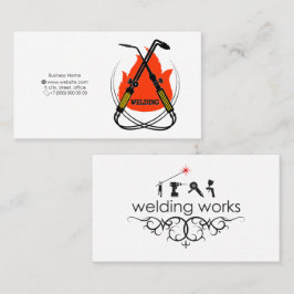 Cartões de visitas para soldadura