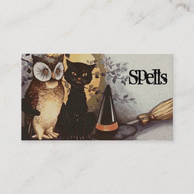 Cartões de visitas para uma bruxa (Frente)