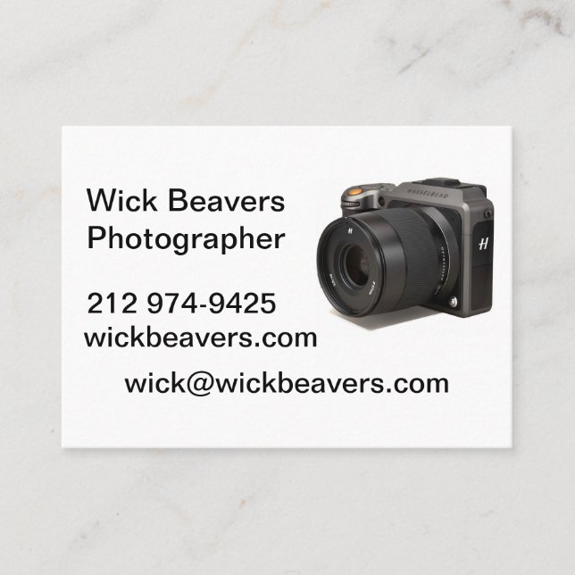 cartões de visitas para Wick Beavers (Frente)