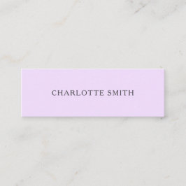 Cartões de visitas pastel modernos na moda