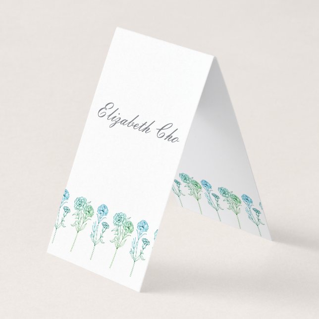 Cartões de visitas personalizados (Frente)
