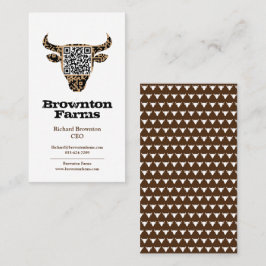 Cartões de visitas personalizados Código QR da Faz