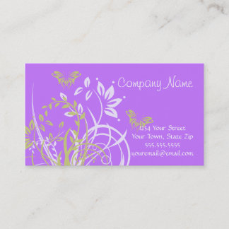 Cartões de visitas personalizados da manteiga de f