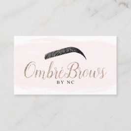 Cartões de visitas Personalizados da Ombre Brows