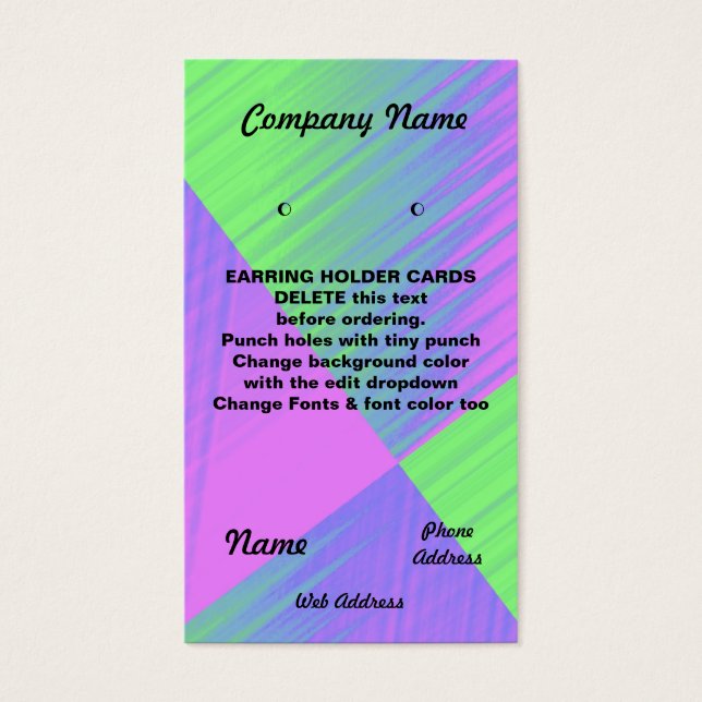 CARTÕES DE VISITAS Personalizados de Cartões TITUL (Frente)