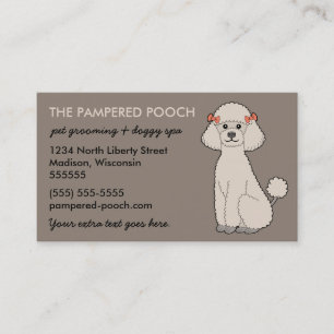Cartões de visitas personalizados do cão ou do