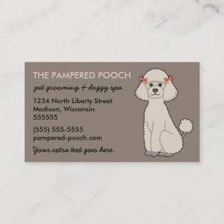 Cartões de visitas personalizados do cão ou do