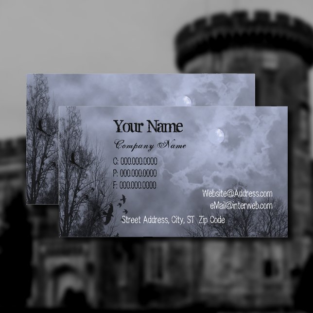 Cartões de visitas Personalizados do Céu Azul (Criador carregado)