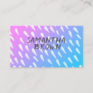 cartões de visitas personalizados do design de cor