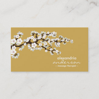 Cartões de visitas Personalizados do Flor de Cerej