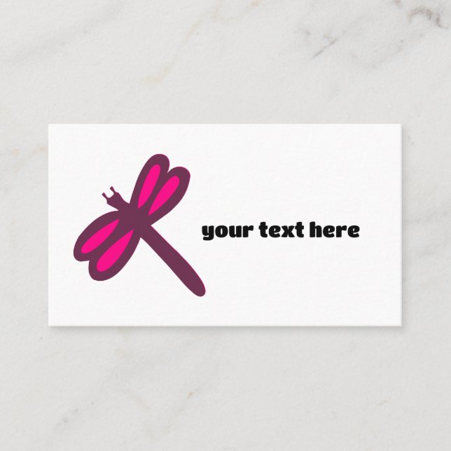CARTÕES DE VISITAS PERSONALIZADOS DRAGONFLY (Frente)