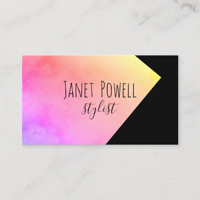 cartões de visitas personalizados minimalistas de  (Frente)