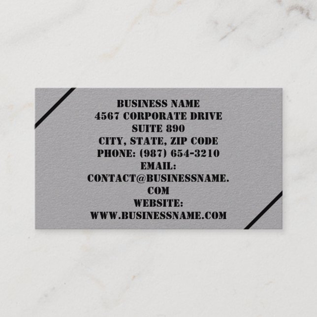 Cartões de visitas personalizáveis (Frente)