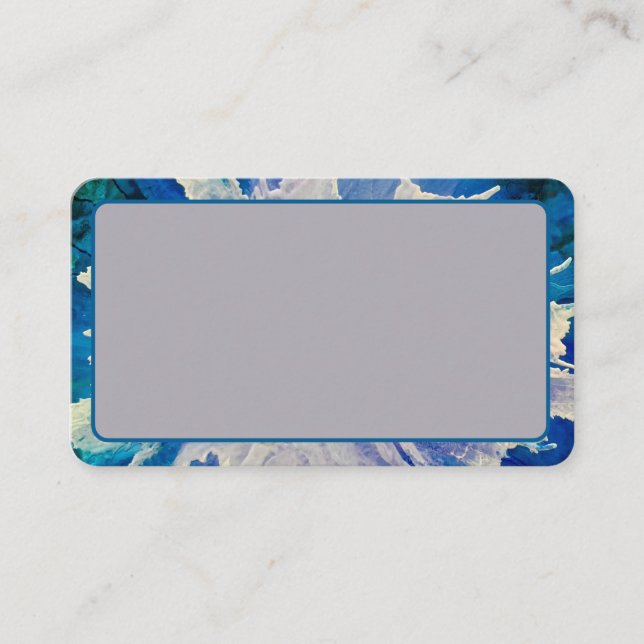 Cartões de visitas personalizáveis de margarida ab (Frente)