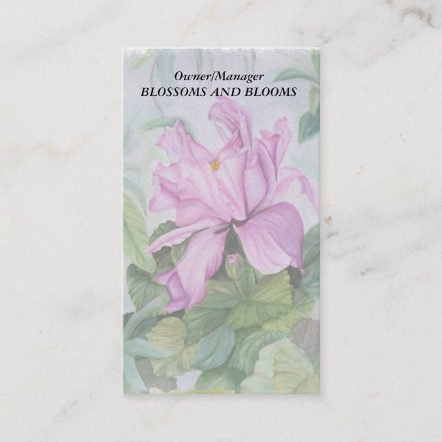 CARTÕES DE VISITAS PERSONALIZÁVEIS DE ORCHID DE TI (Frente)