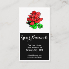 cartões de visitas personalizáveis de tatuagem de