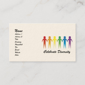 Cartões de visitas personalizáveis do Rainbow Dive
