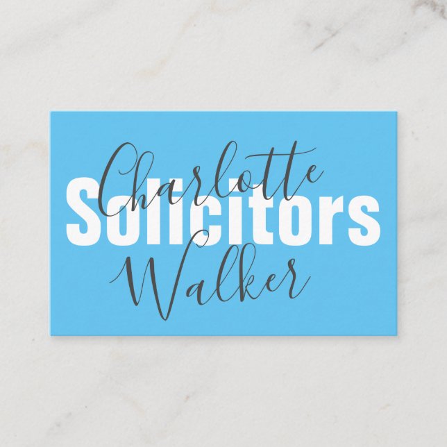 cartões de visitas - Personalize duas tonalidades  (Frente)