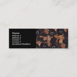 Cartões de visitas pessoais das selas