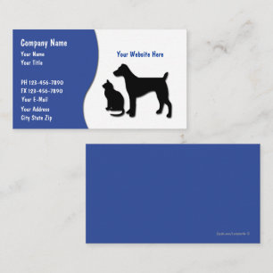 Cartões de visitas Pet Care