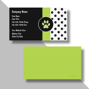 Cartões de visitas Pet Care