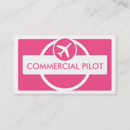 Cartões de visitas piloto personalizados, simples 