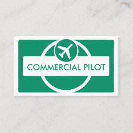 Cartões de visitas piloto personalizados, simples