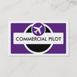 Cartões de visitas pilotos personalizados brancos 