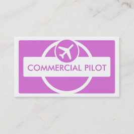 Cartões de visitas pilotos simples e simples, bran