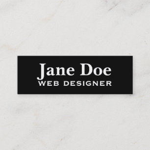 Cartões de visitas pretos básicos a serem person