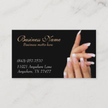 Cartões de visitas pretos feitos sob encomenda do