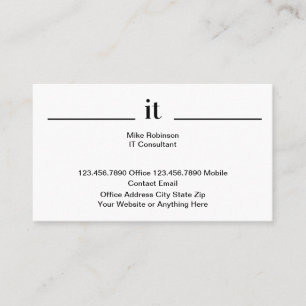 Cartões de visitas profissionais da tecnologia da 
