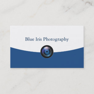 Cartões de visitas profissionais de fotografia