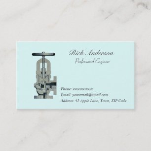 Cartões de visitas profissionais do engenheiro