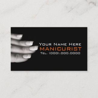 Cartões de visitas Profissionais Manicuristas do S