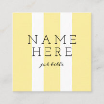 Cartões de visitas quadrados minimalistas modernos