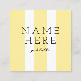 Cartões de visitas quadrados minimalistas modernos