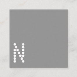 Cartões de visitas quadrados profissionais