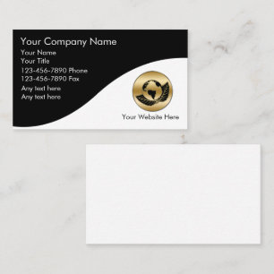 Cartões de visitas reciclagens